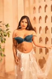 White Gray Sharee Shoot Anjali Gaud (2025) Unrated (2025)