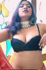 Anjali Gaud Red Saree Strip Uncut (2025) Unrated (2025)